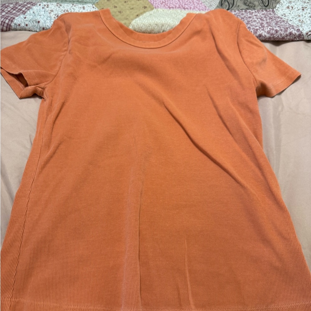 Old Navy Terracotta Ribbed Top